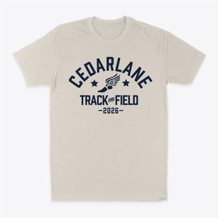 Cedarlane School Track and Field Classic Dad T-Shirt