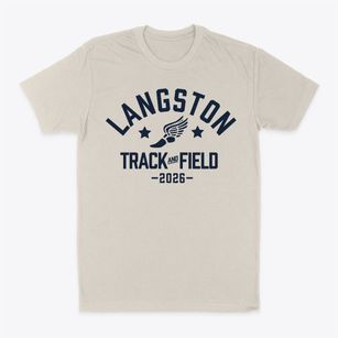 Langston Aerospace/environmental Studies Track and Field Classic Dad T-Shirt