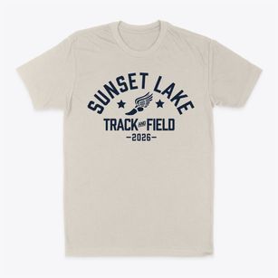 Sunset Lake Elementary School Track and Field Classic Dad T-Shirt