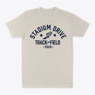 Stadium Drive Elementary School Track and Field Classic Dad T-Shirt