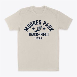Moores Park Elementary School Track and Field Classic Dad T-Shirt