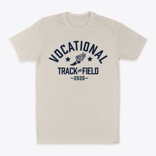 Vocational High School Track and Field Classic Dad T-Shirt