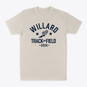 Willard Math Science Technology Center Track and Field Classic Dad T-Shirt