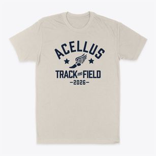 Acellus High School Track and Field Classic Dad T-Shirt