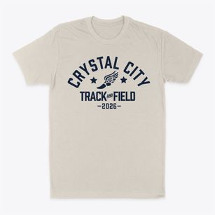 Crystal City Elementary School Track and Field Classic Dad T-Shirt