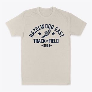 Hazelwood East High School Track and Field Classic Dad T-Shirt