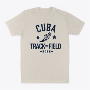 Cuba Elementary School Track and Field Classic Dad T-Shirt