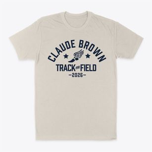 Claude Brown Elementary School Track and Field Classic Dad T-Shirt