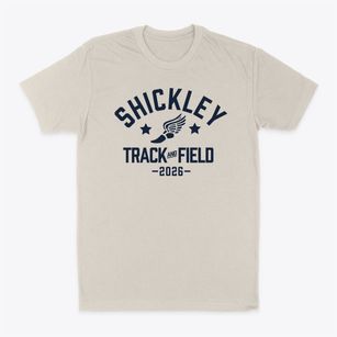 Shickley Public School Track and Field Classic Dad T-Shirt