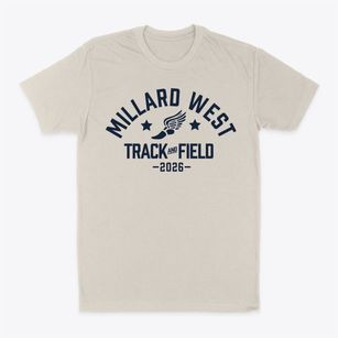 Millard West High School Track and Field Classic Dad T-Shirt