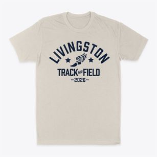 Livingston Elementary School Track and Field Classic Dad T-Shirt