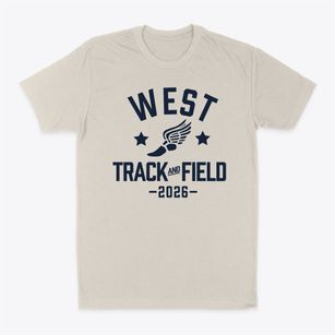 West Middle School Track and Field Classic Dad T-Shirt