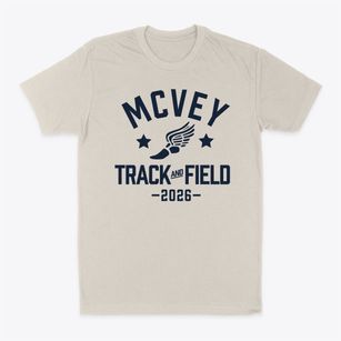 Mcvey Elementary School Track and Field Classic Dad T-Shirt