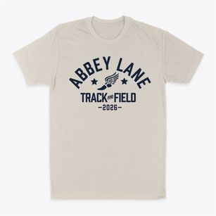 Abbey Lane Elementary School Track and Field Classic Dad T-Shirt