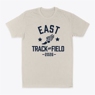 East Middle School Track and Field Classic Dad T-Shirt