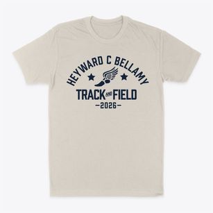 Heyward C Bellamy Elementary School Track and Field Classic Dad T-Shirt