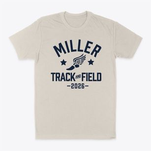 Miller Elementary School Track and Field Classic Dad T-Shirt