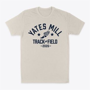 Yates Mill Elementary School Track and Field Classic Dad T-Shirt