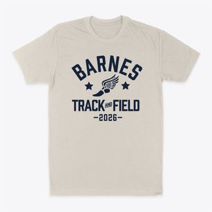 Barnes Elementary School Track and Field Classic Dad T-Shirt