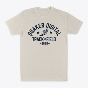 Quaker Digital Academy Track and Field Classic Dad T-Shirt