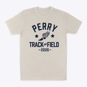Perry Elementary School Track and Field Classic Dad T-Shirt