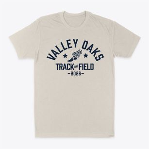 Valley Oaks Elementary School Track and Field Classic Dad T-Shirt