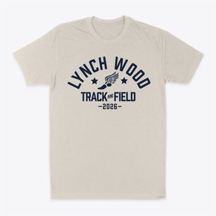 Lynch Wood Elementary School Track and Field Classic Dad T-Shirt