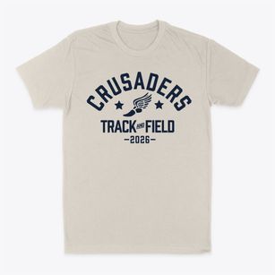 Crusaders For Christ School Track and Field Classic Dad T-Shirt