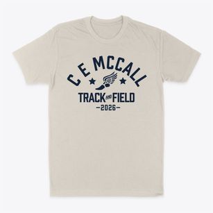 C E Mccall Middle School Track and Field Classic Dad T-Shirt
