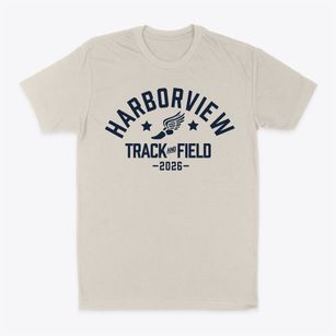 Harborview Elementary School Track and Field Classic Dad T-Shirt