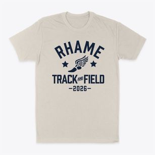 Rhame Elementary School Track and Field Classic Dad T-Shirt
