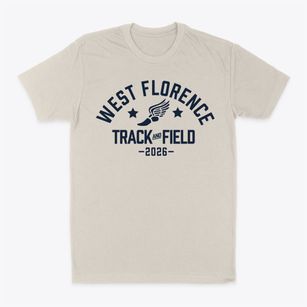 West Florence High School Track and Field Classic Dad T-Shirt