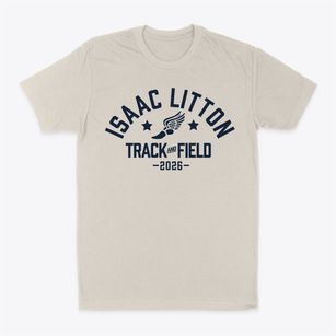 Isaac Litton Middle School Track and Field Classic Dad T-Shirt