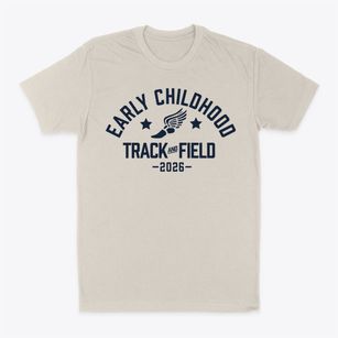 Early Childhood Education Center Track and Field Classic Dad T-Shirt