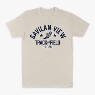 Gavilan View Middle School Track and Field Classic Dad T-Shirt