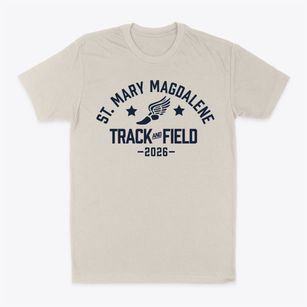 Saint Mary Magdalene Catholic School Track and Field Classic Dad T-Shirt