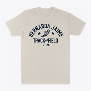 Bernarda Jaime Junior High School Track and Field Classic Dad T-Shirt