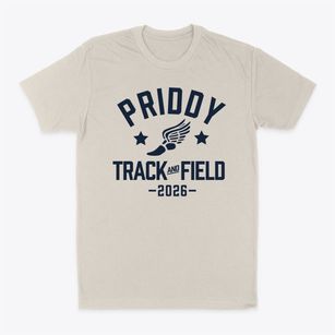 Priddy School Track and Field Classic Dad T-Shirt