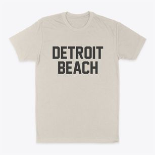 Detroit Beach Michigan Classic Block Classic Dad T-Shirt