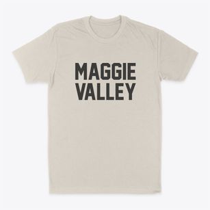 Maggie Valley North Carolina Classic Block Classic Dad T-Shirt