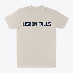 Lisbon Falls Maine Classic Block Classic Dad T-Shirt