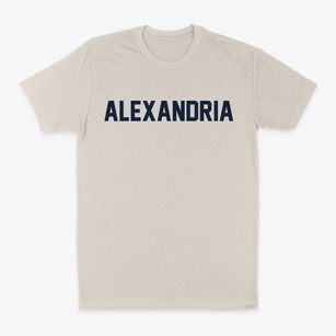 Alexandria Virginia Classic Block Classic Dad T-Shirt