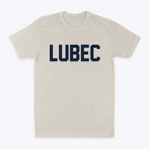 Lubec Maine Classic Block Classic Dad T-Shirt