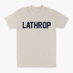 Lathrop California Classic Block Classic Dad T-Shirt