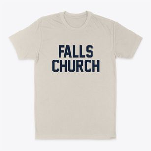 Falls Church Virginia Classic Block Classic Dad T-Shirt