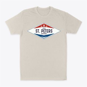 St. Peters Missouri Diamond Star Classic Dad T-Shirt