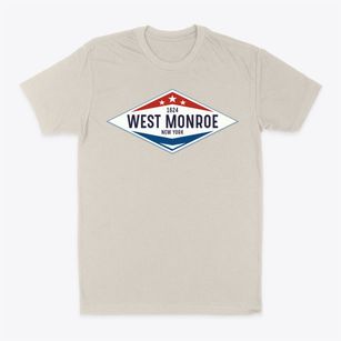 West Monroe New York Diamond Star Classic Dad T-Shirt