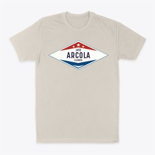 Arcola Illinois Diamond Star Classic Dad T-Shirt