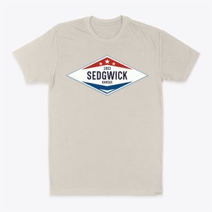 Sedgwick Kansas Diamond Star Classic Dad T-Shirt