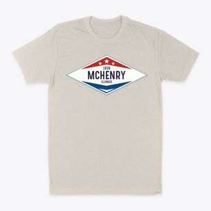Mchenry Illinois Diamond Star Classic Dad T-Shirt